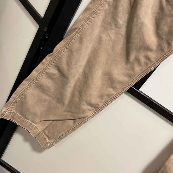 Carhartt Tan Cargo Pants Relaxed Fit #14806 30x30 - Picture 3 of 10